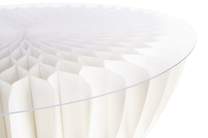 Bar Table Foldable Paper Off-White