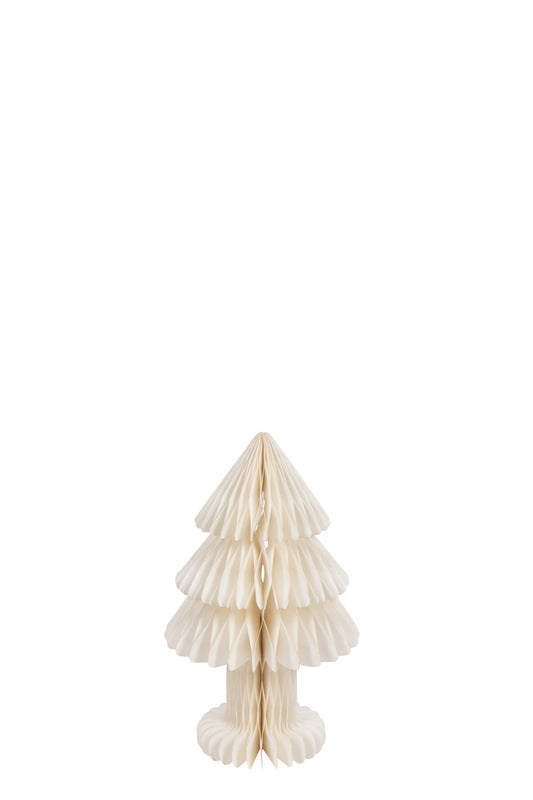Christmas Tree Foldable Paper Off-White Medium