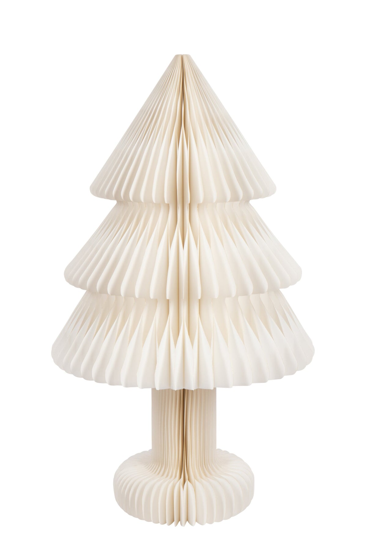 Christmas Tree Foldable Paper Off-White Large