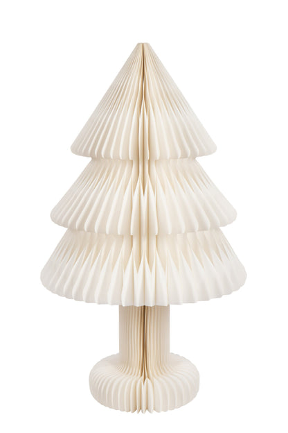Christmas Tree Foldable Paper Off-White Large