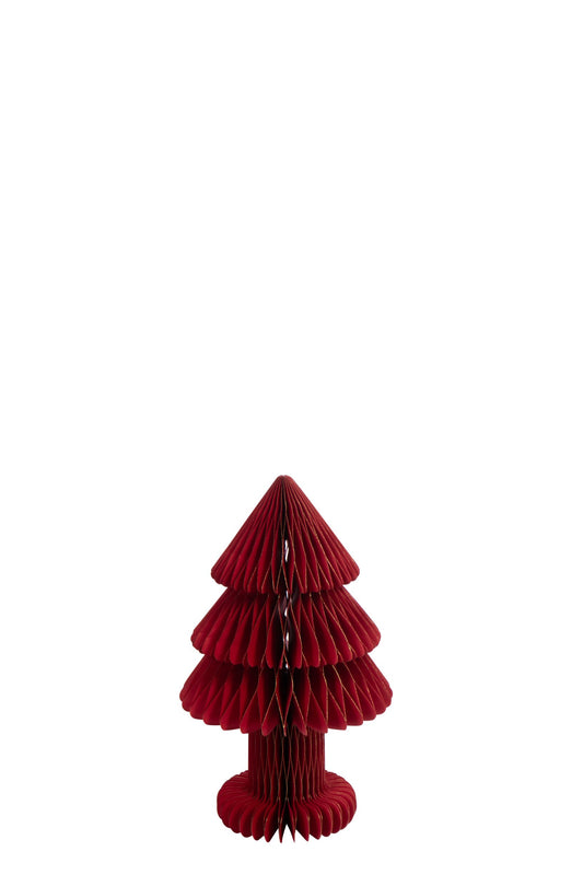 Christmas Tree Foldable Paper Christmas Red Medium