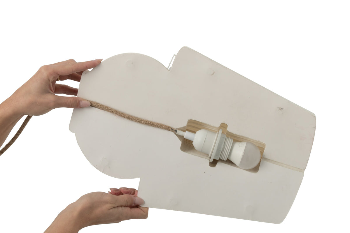 Deco Lamp Paper Off-White
