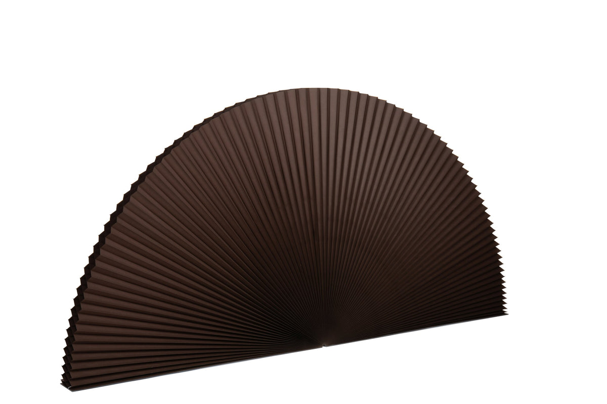 Room Divider Foldable Paper Dark Brown