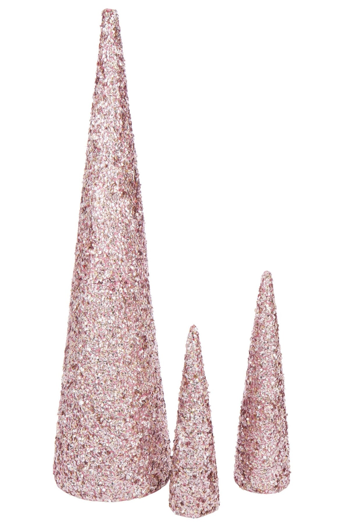 Cone Sequins Foam Light Pink Large