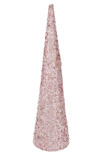Cone Sequins Foam Light Pink Large