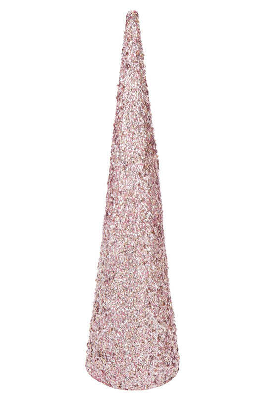 Cone Sequins Foam Light Pink Large