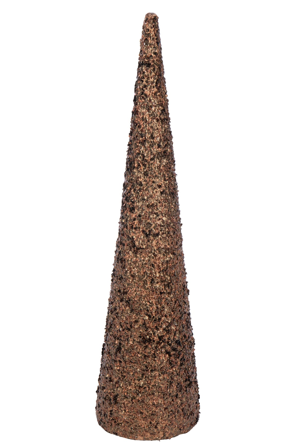 Cone Sequins Foam Dark Brown Large
