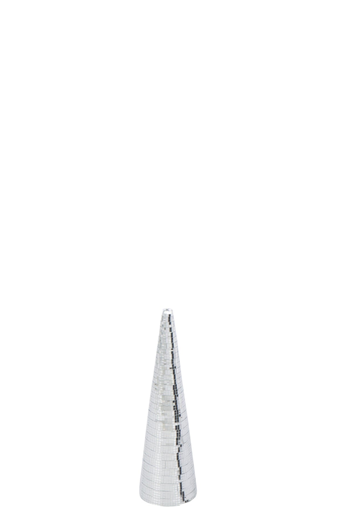 Cone Mirrors Foam Silver Colored Small