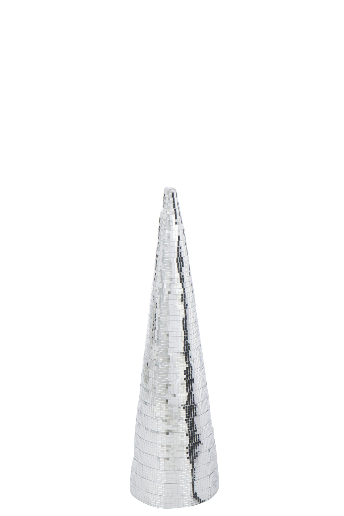 Cone Mirrors Foam Silver Colored Large