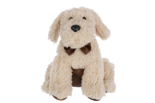 Doorstop Dog Polyester Light Beige