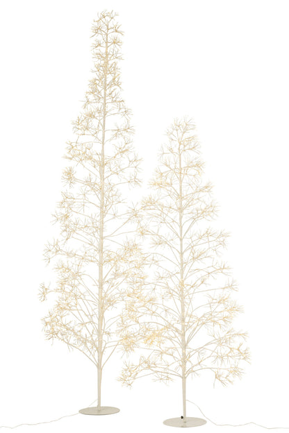 Tree 3000 LED Metal White Large