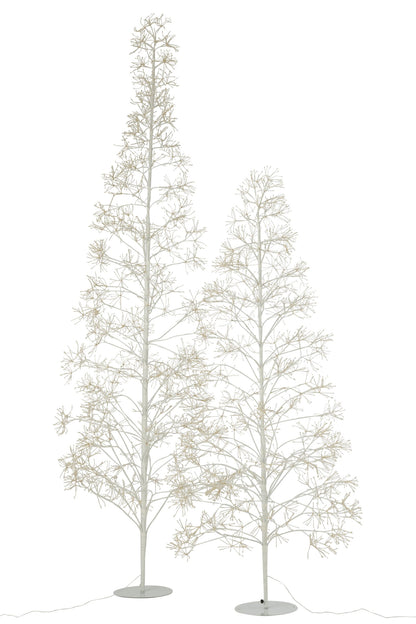 Tree 3000 LED Metal White Large