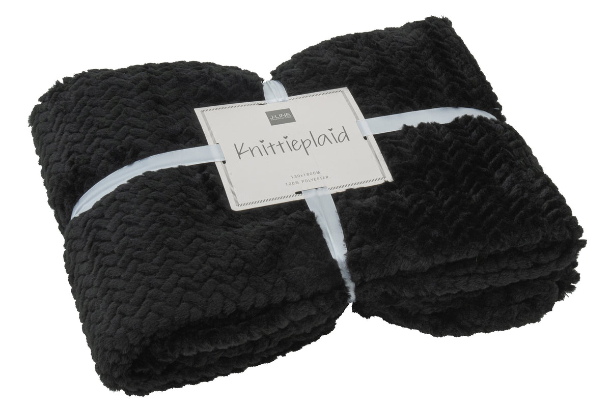 Blanket Polyester Black