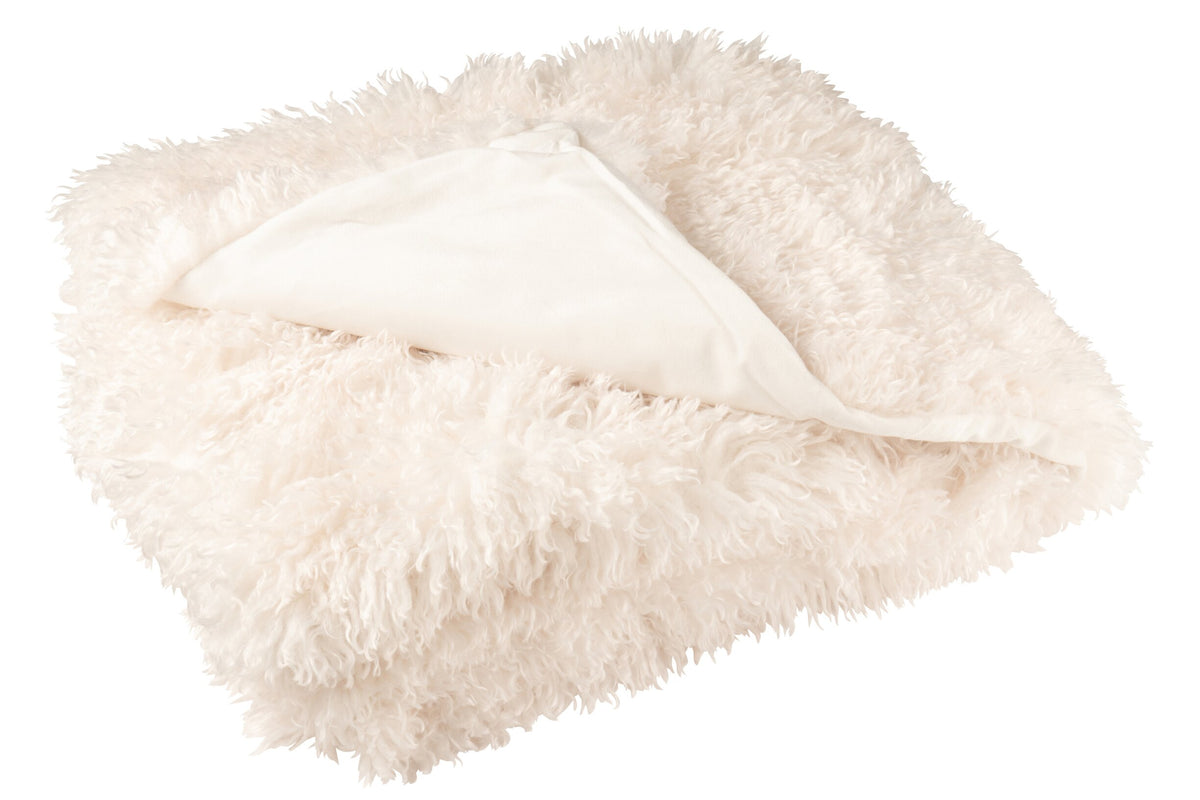 Blanket Moutie Polyester White
