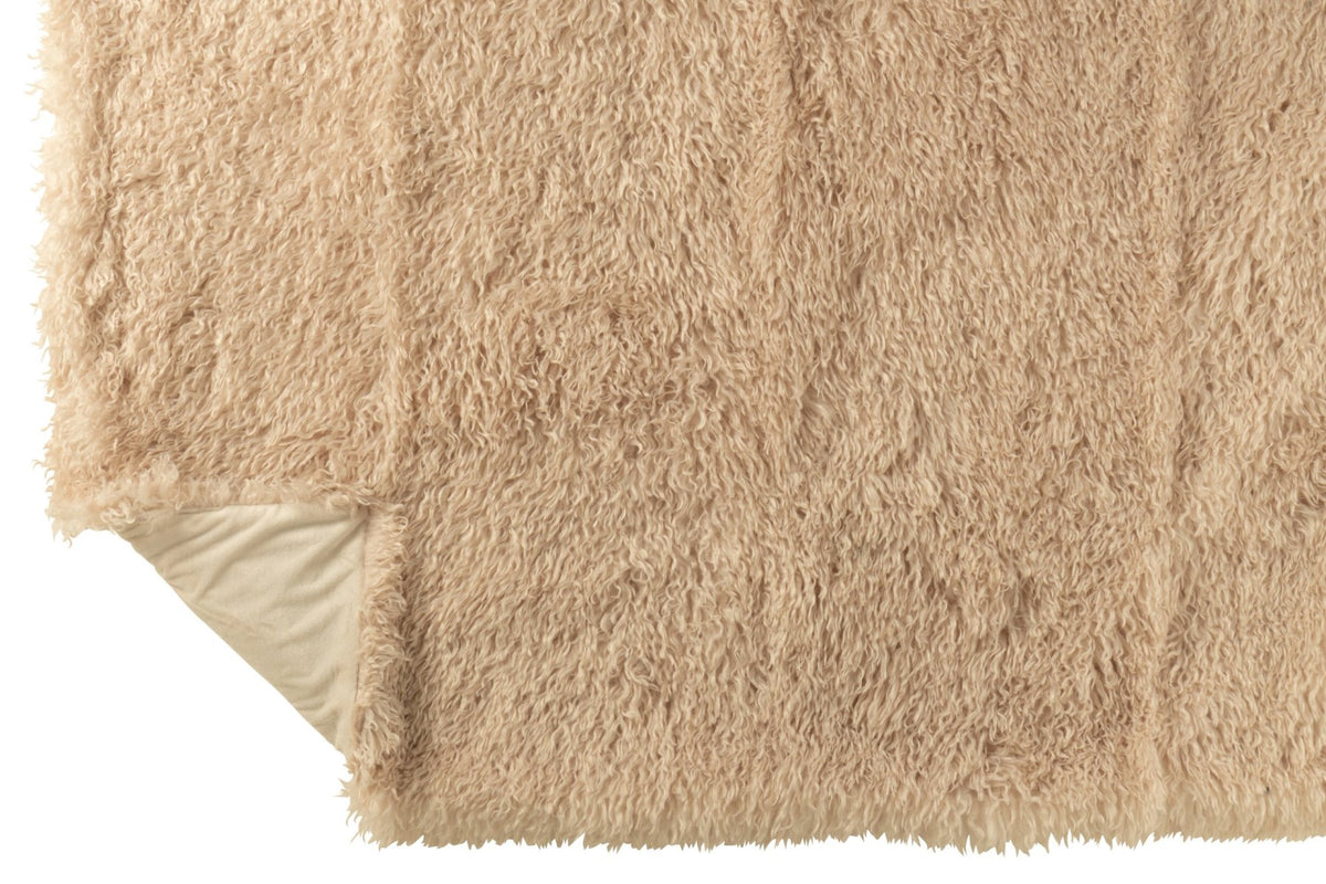 Blanket Moutie Polyester Beige
