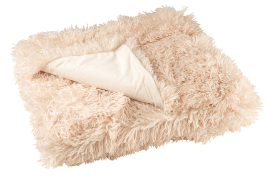 Blanket Moutie Polyester Beige