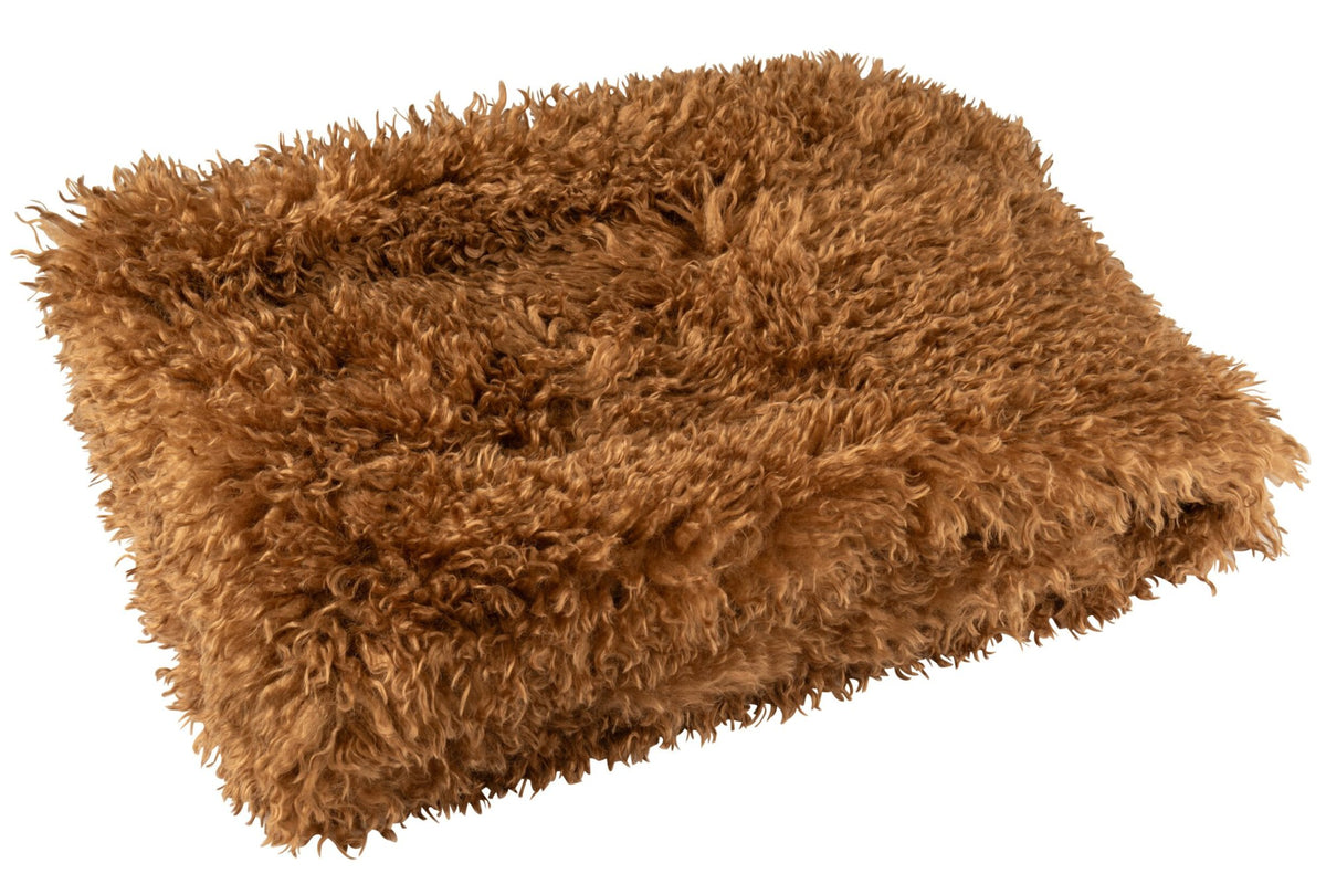 Blanket Moutie Polyester Brown