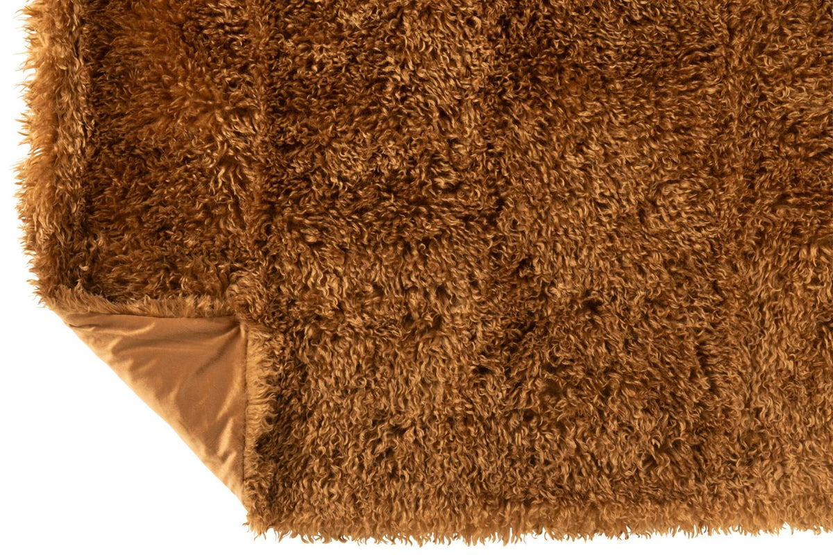 Blanket Moutie Polyester Brown
