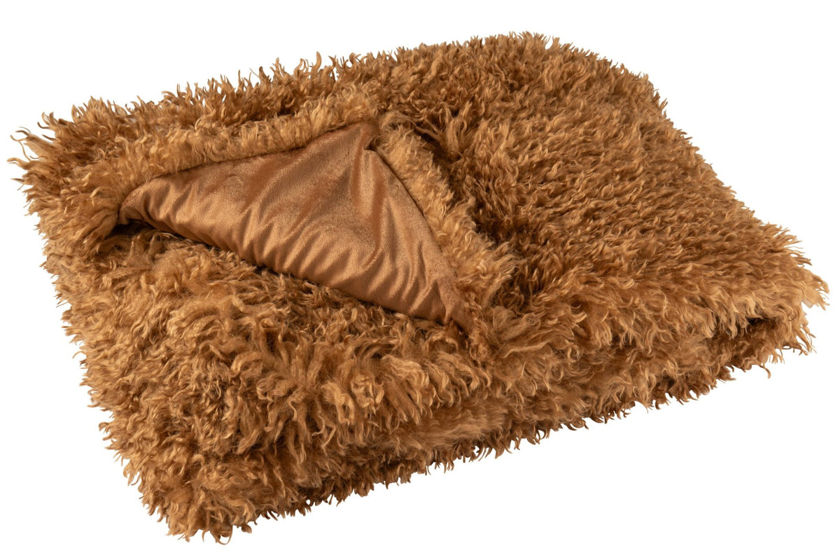 Blanket Moutie Polyester Brown