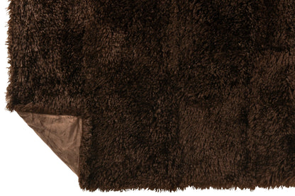 Blanket Moutie Polyester Dark Brown