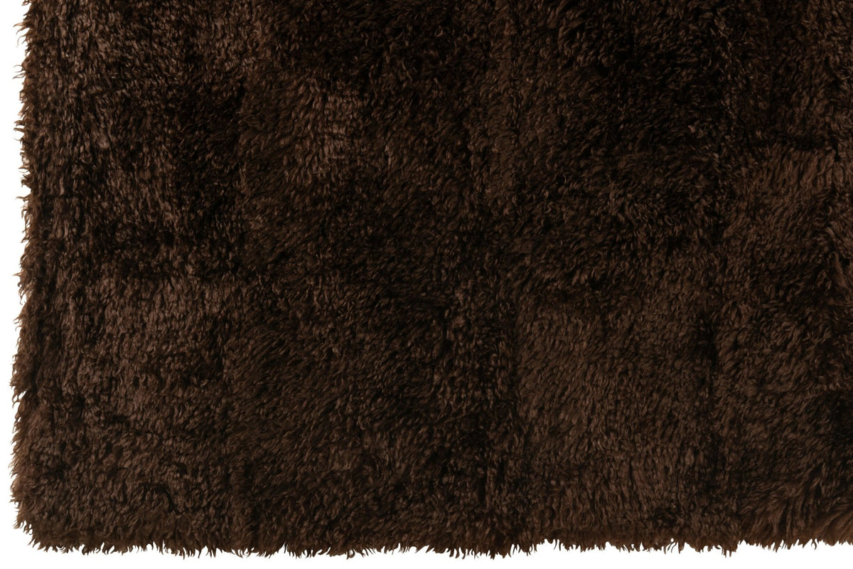 Blanket Moutie Polyester Dark Brown
