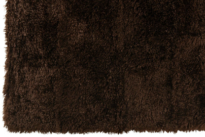 Blanket Moutie Polyester Dark Brown