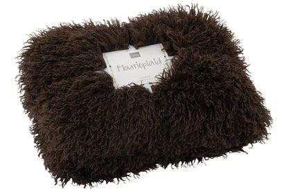 Blanket Moutie Polyester Dark Brown