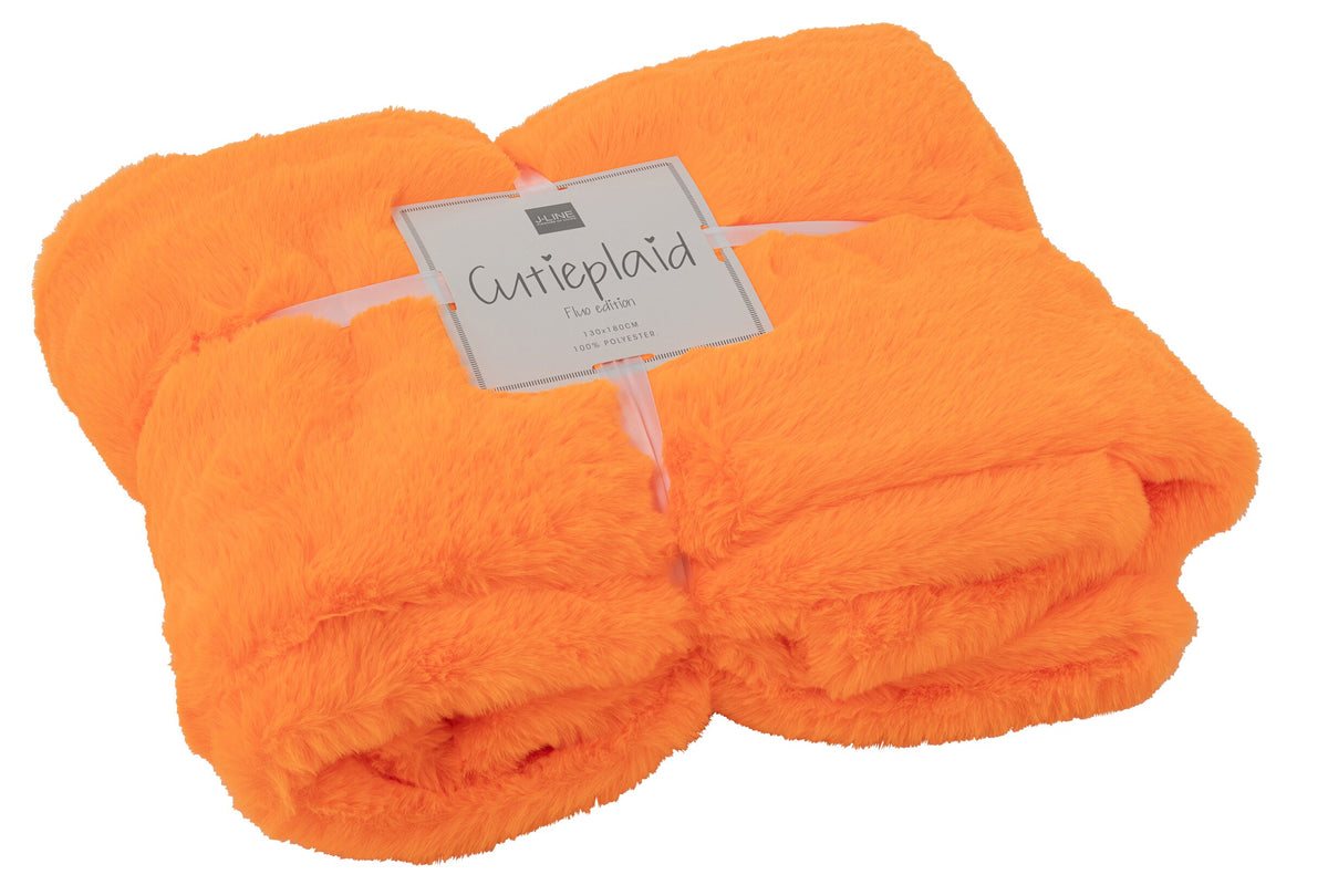 Blanket Cutie Polyester Neon Orange