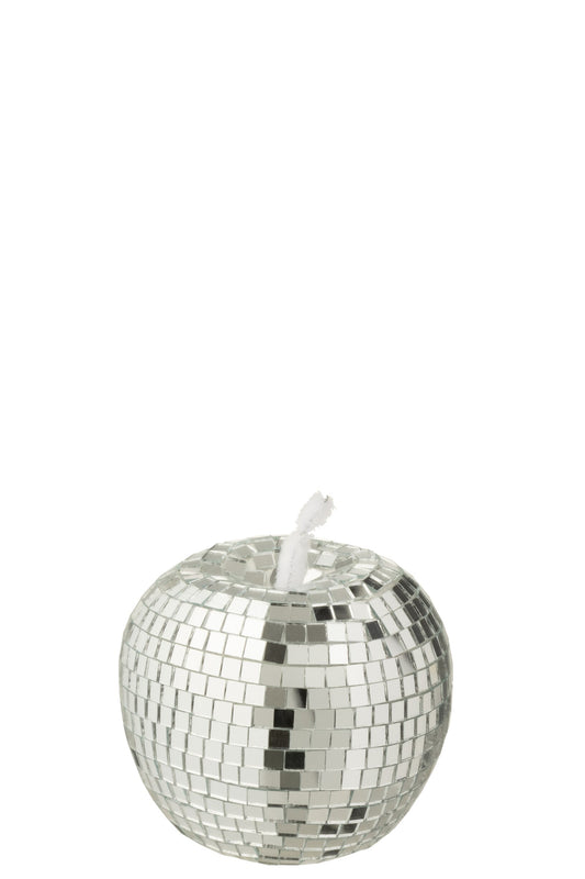 Apple Mirror Foam Silver Colored Small