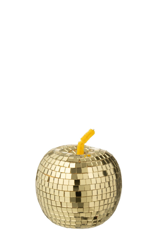 Apple Mirror Foam Gold Colored Small