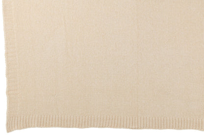Blanket Chenille Polyester Ecru