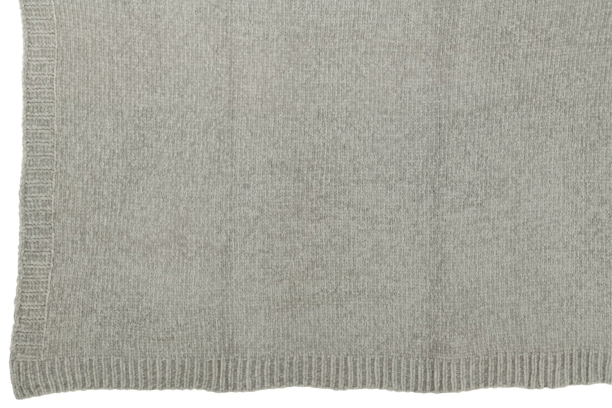 Blanket Chenille Polyester Grey