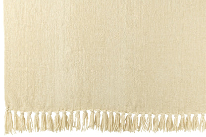 Blanket Chenille Polyester Ecru
