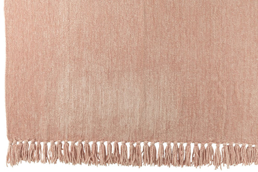 Blanket Chenille Polyester Light Pink