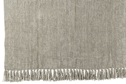 Blanket Chenille Polyester Grey-Green