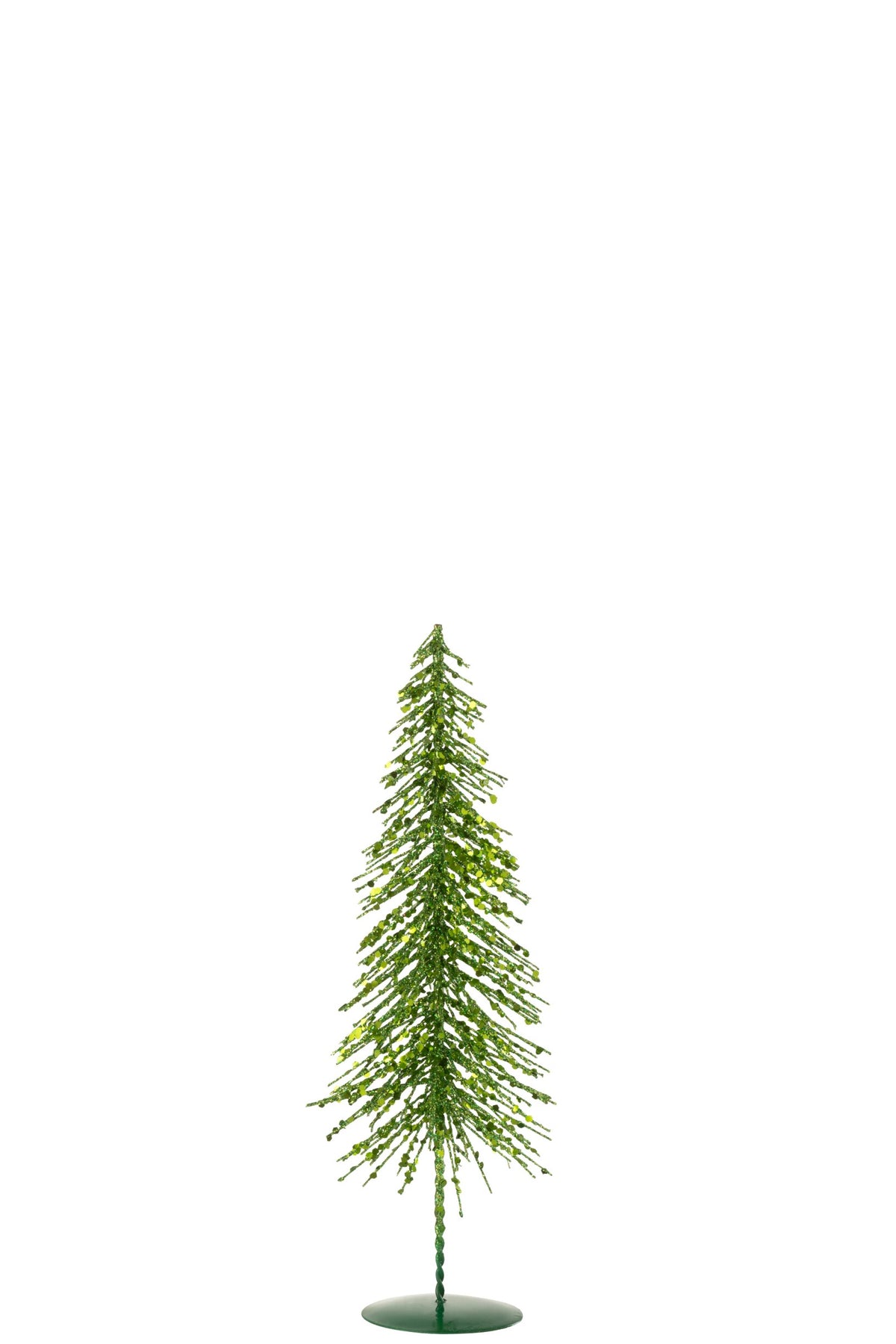 Christmas Tree Glitters Plastic Dark Green Small