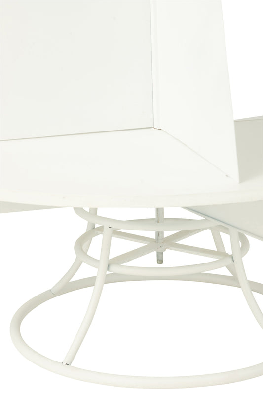 Rack X'mas Tree Metal White Medium