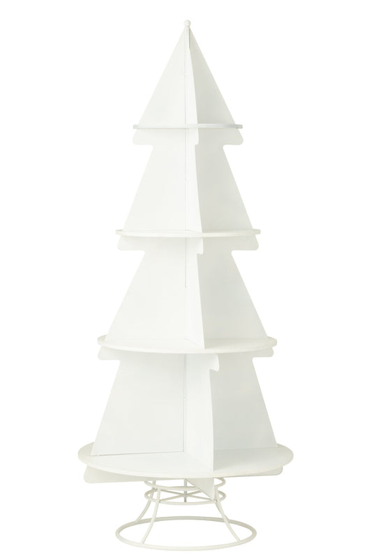 Rack X'mas Tree Metal White Large
