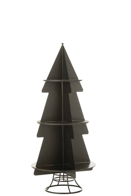 Rack X'mas Tree Metal Black Medium