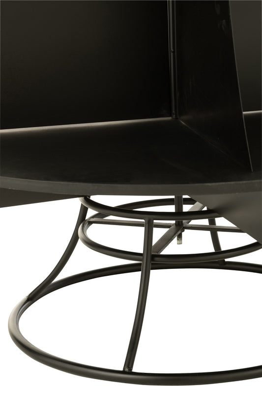 Rack X'mas Tree Metal Black Large