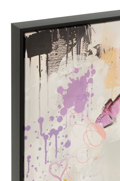 Painting Ballerina Acrylic Multicolored