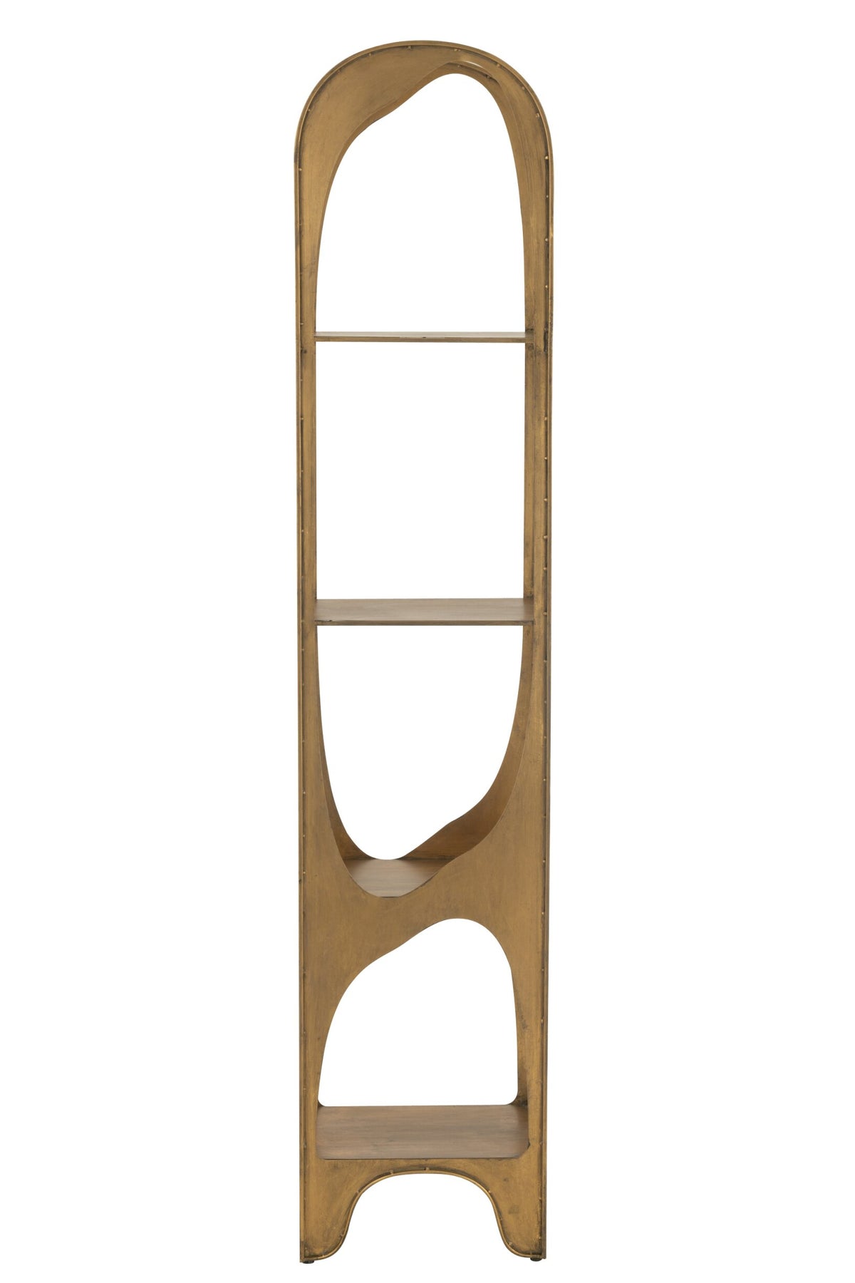 Rack Var Iron Gold Colored