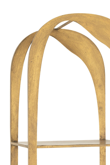 Rack Var Iron Gold Colored