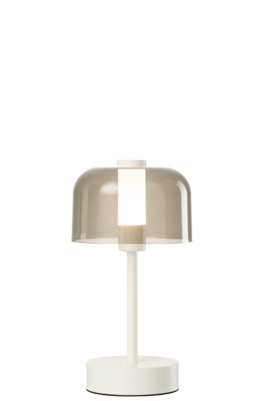 Table lamp Woa metal white