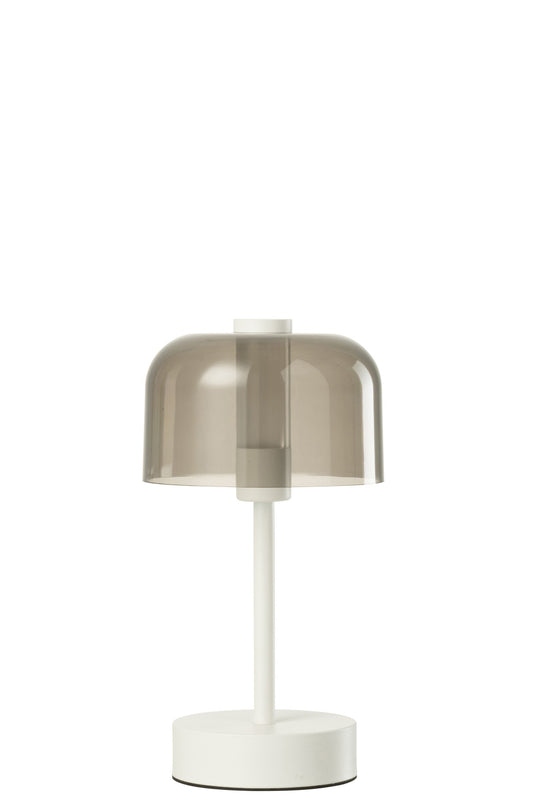 Table lamp Woa metal white