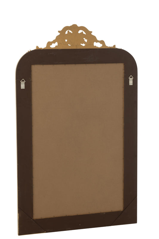 Wall Mirror Ema Wood Gold Colored