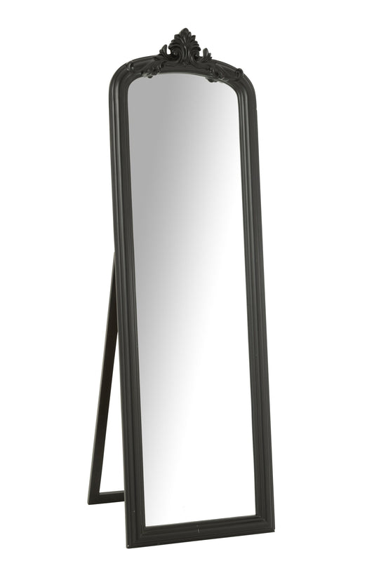 Standing Mirror Emi Wood Black