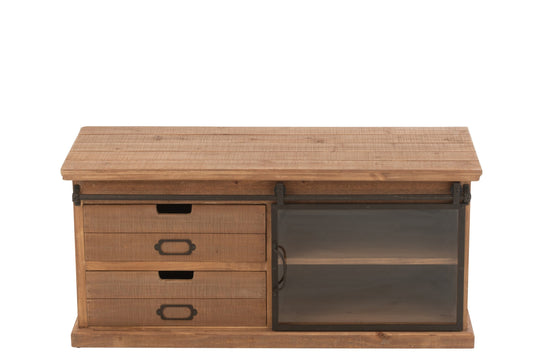 TV Stand Sia MDF Natural