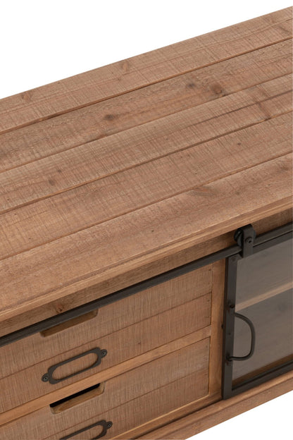 TV Stand Sia MDF Natural