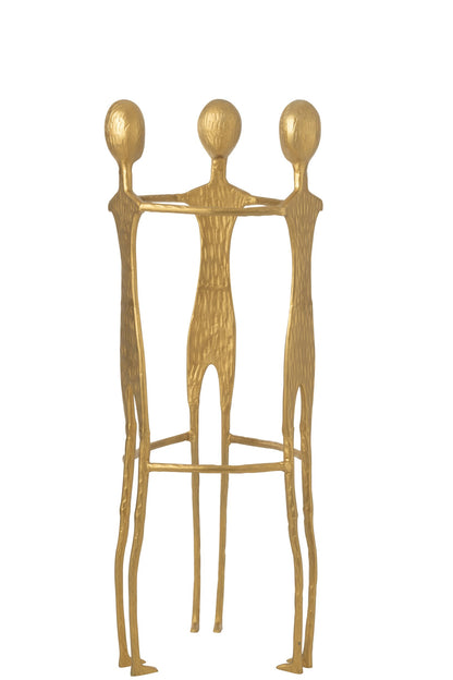 Figure 3 Men Aluminium Gold Colored